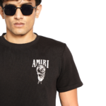AMIRI Angle Print Black T-Shirt - Image 3